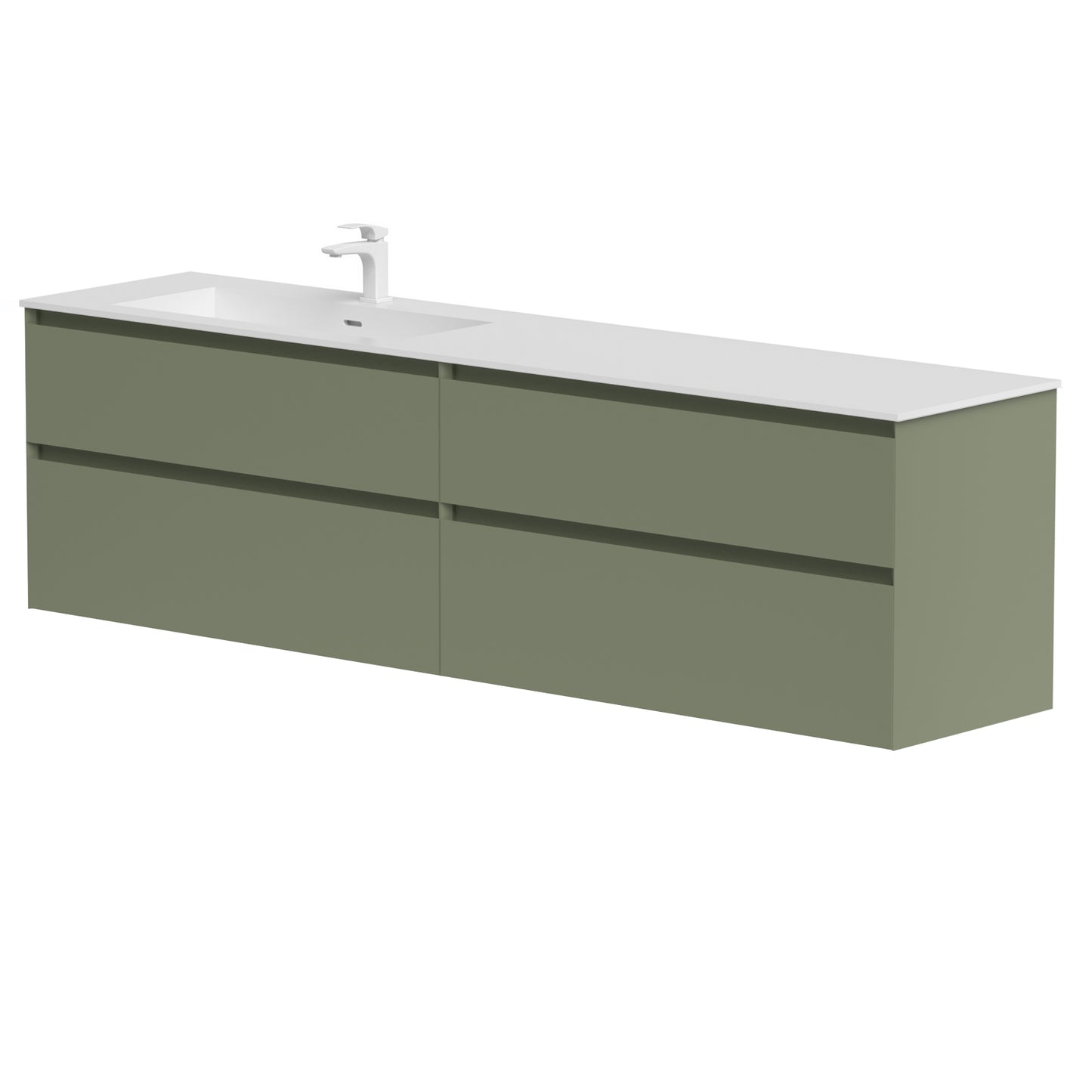 KAMĖ LOFT Waschtischunterschrank mit CORIAN – Variante 3
