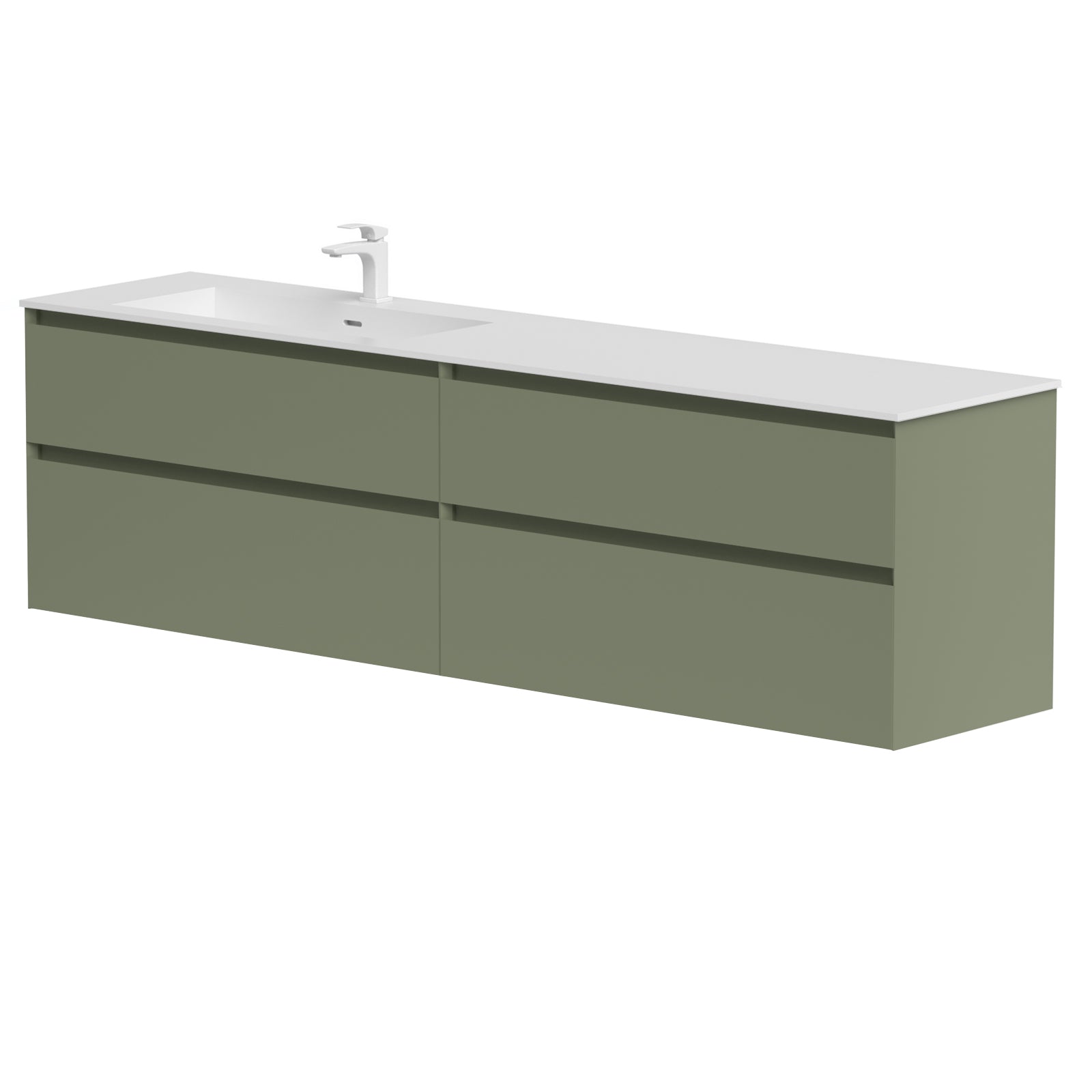 KAMĖ LOFT Waschtischunterschrank mit CORIAN – Variante 3