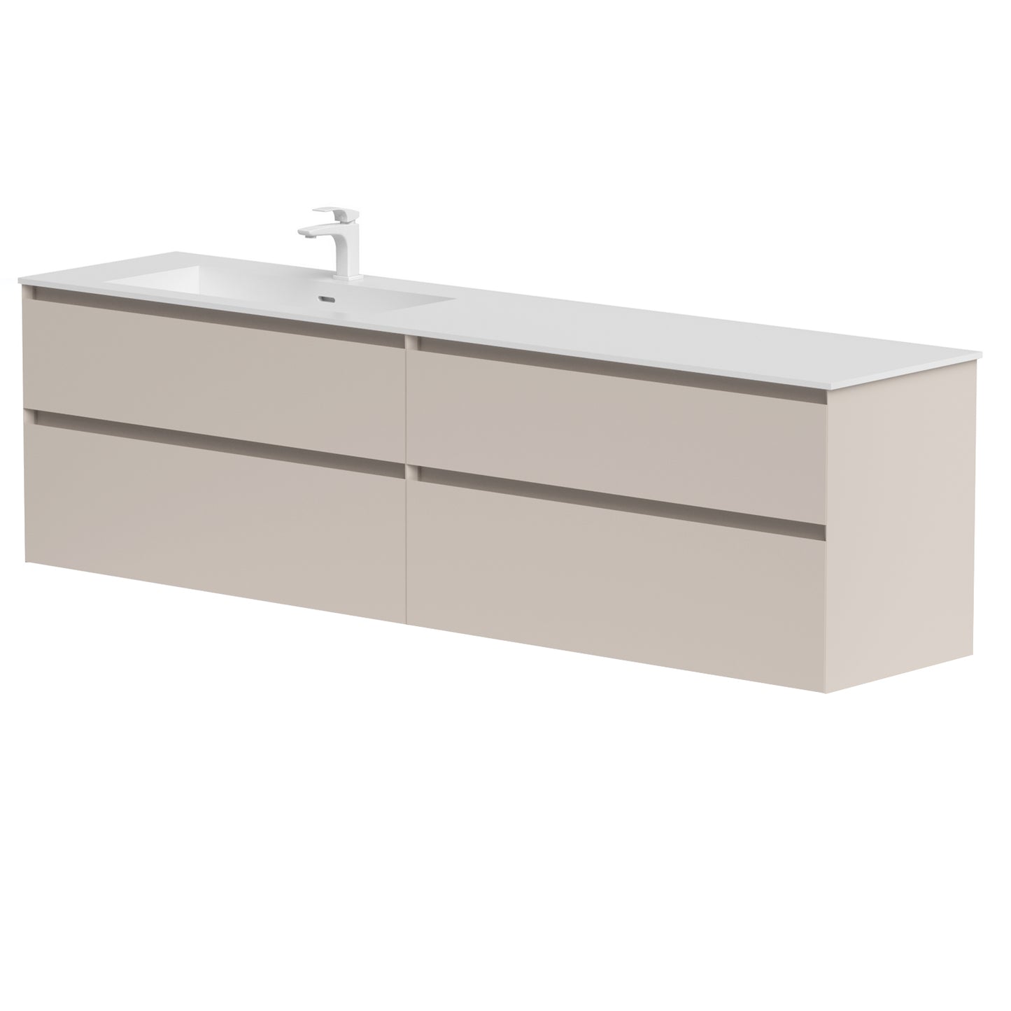 KAMĖ LOFT Waschtischunterschrank mit CORIAN – Variante 4