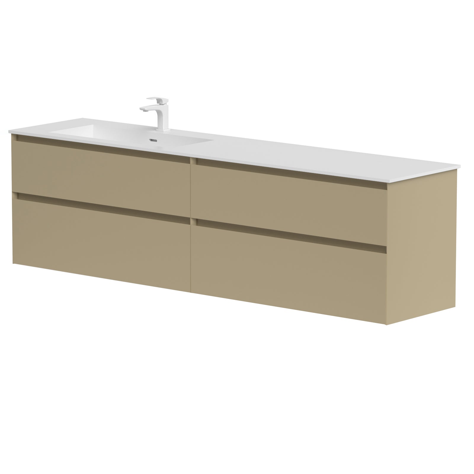 KAMĖ LOFT Waschtischunterschrank mit CORIAN – Variante 6