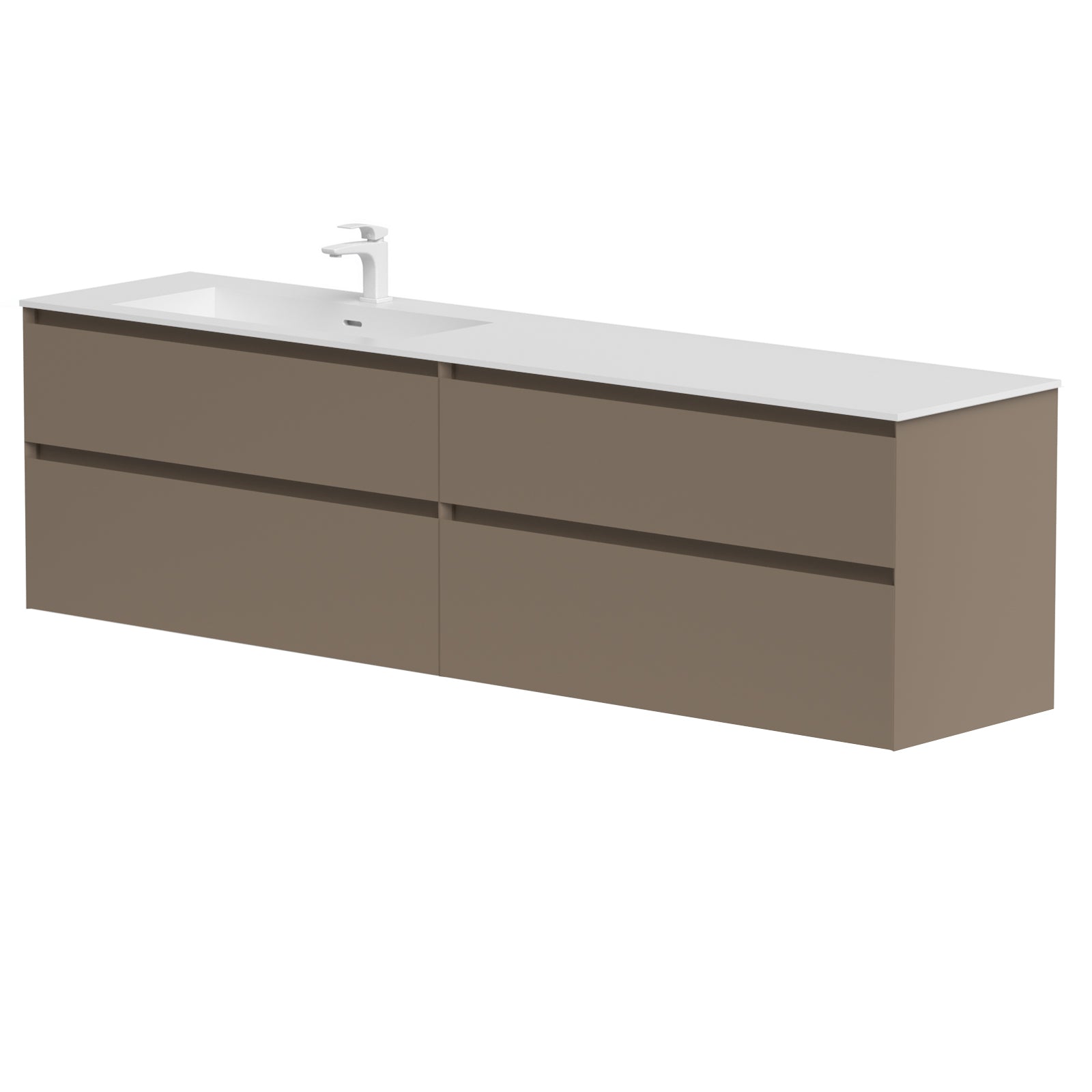 KAMĖ LOFT Waschtischunterschrank mit CORIAN – Variante 7