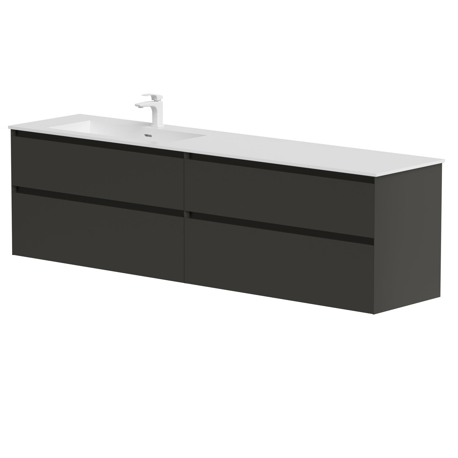 KAMĖ LOFT Waschtischunterschrank mit CORIAN – Variante 8