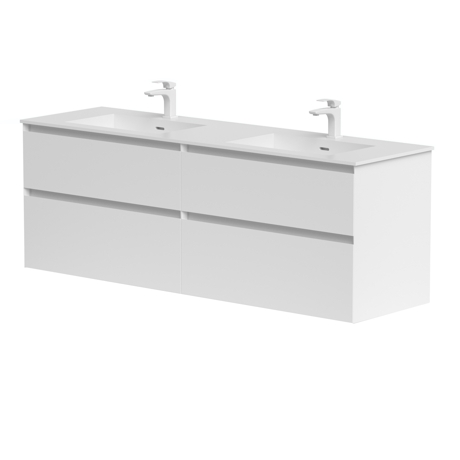 KAMĖ LOFT Waschtischunterschrank mit CORIAN – Variante 3