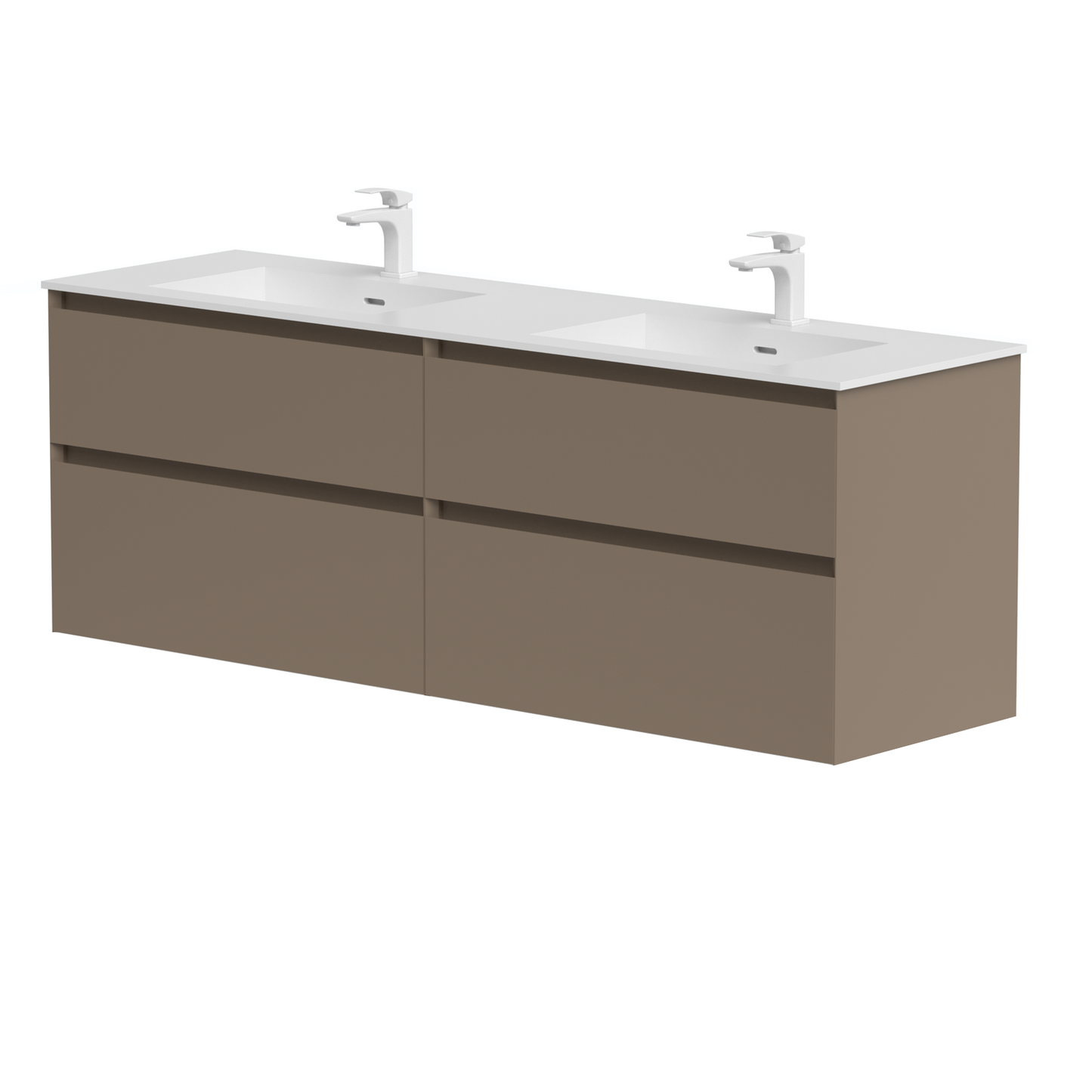 KAMĖ LOFT Waschtischunterschrank mit CORIAN – Variante 4