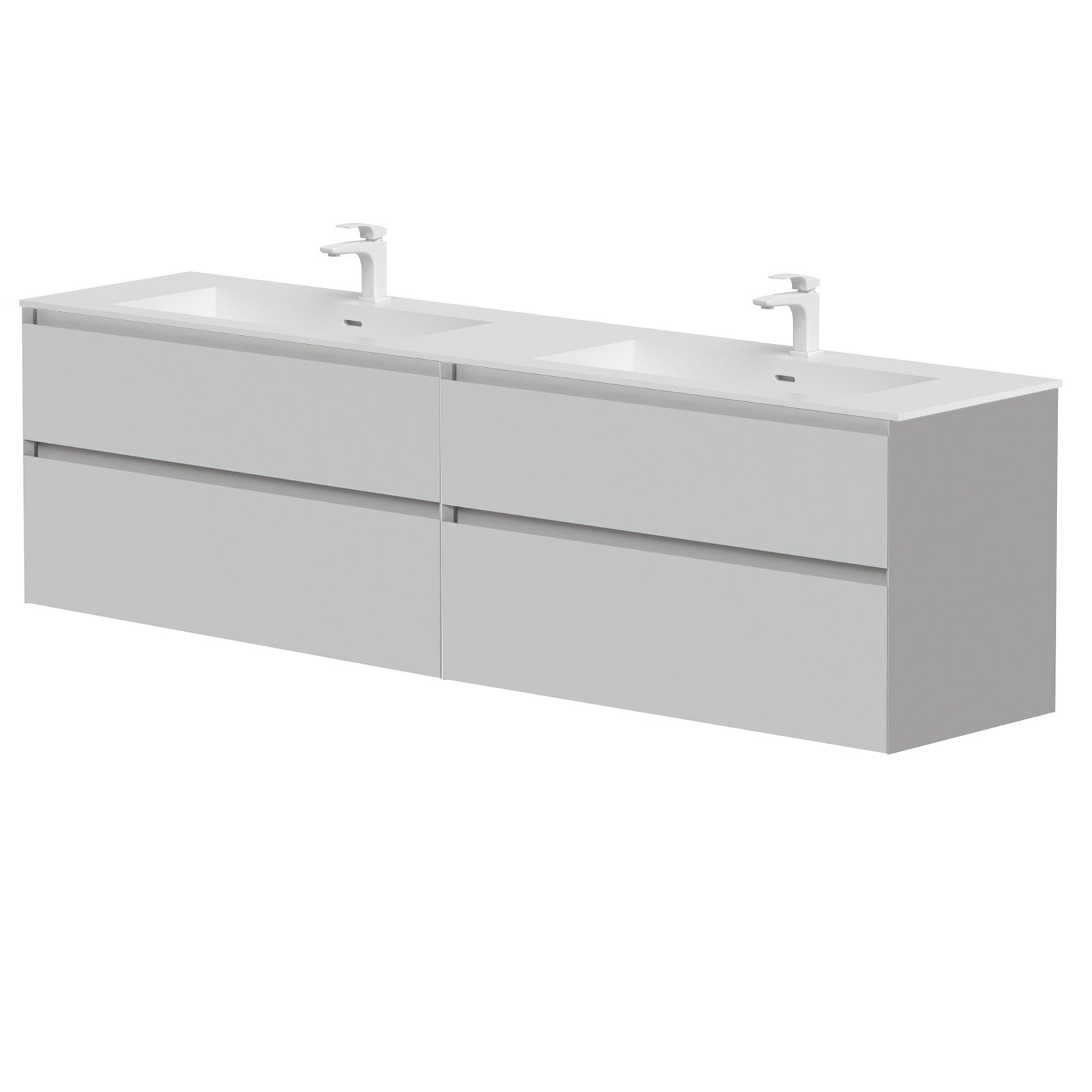 KAMĖ LOFT Waschtischunterschrank mit CORIAN – Variante 1