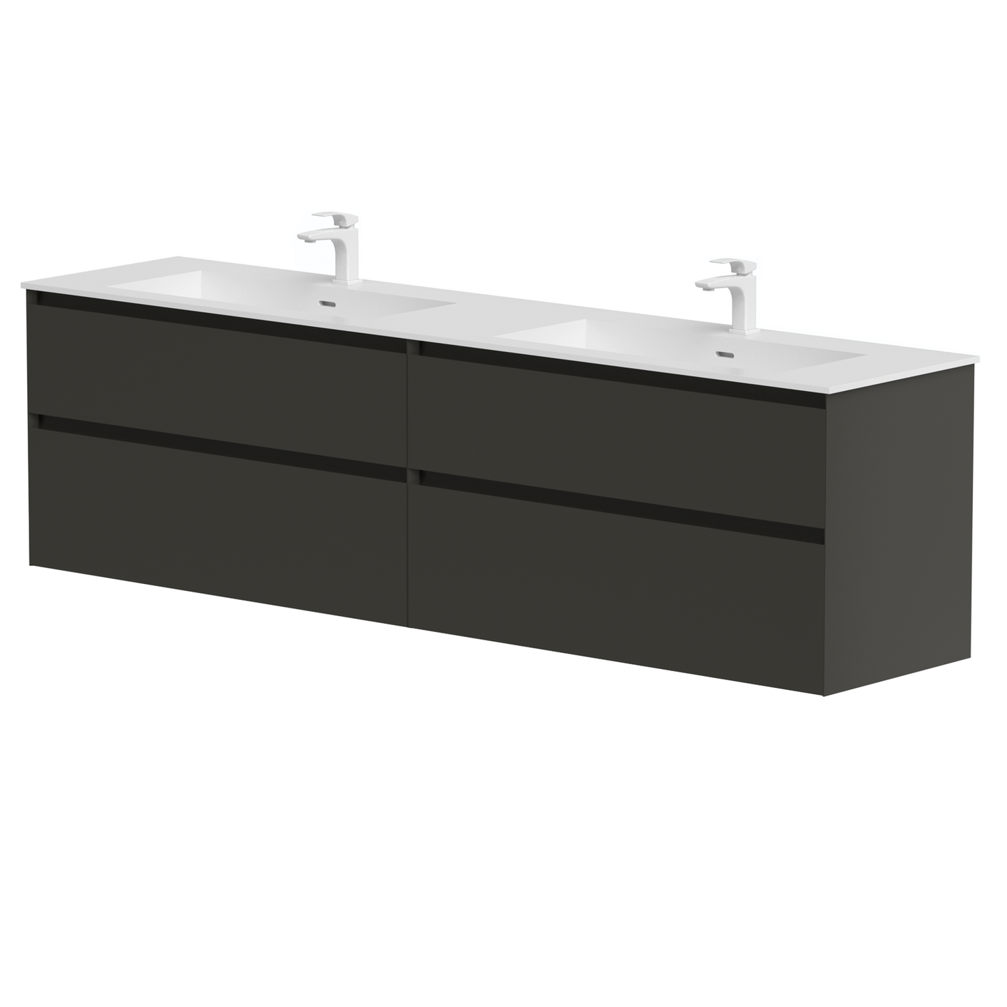 KAMĖ LOFT Waschtischunterschrank mit CORIAN – Variante 2