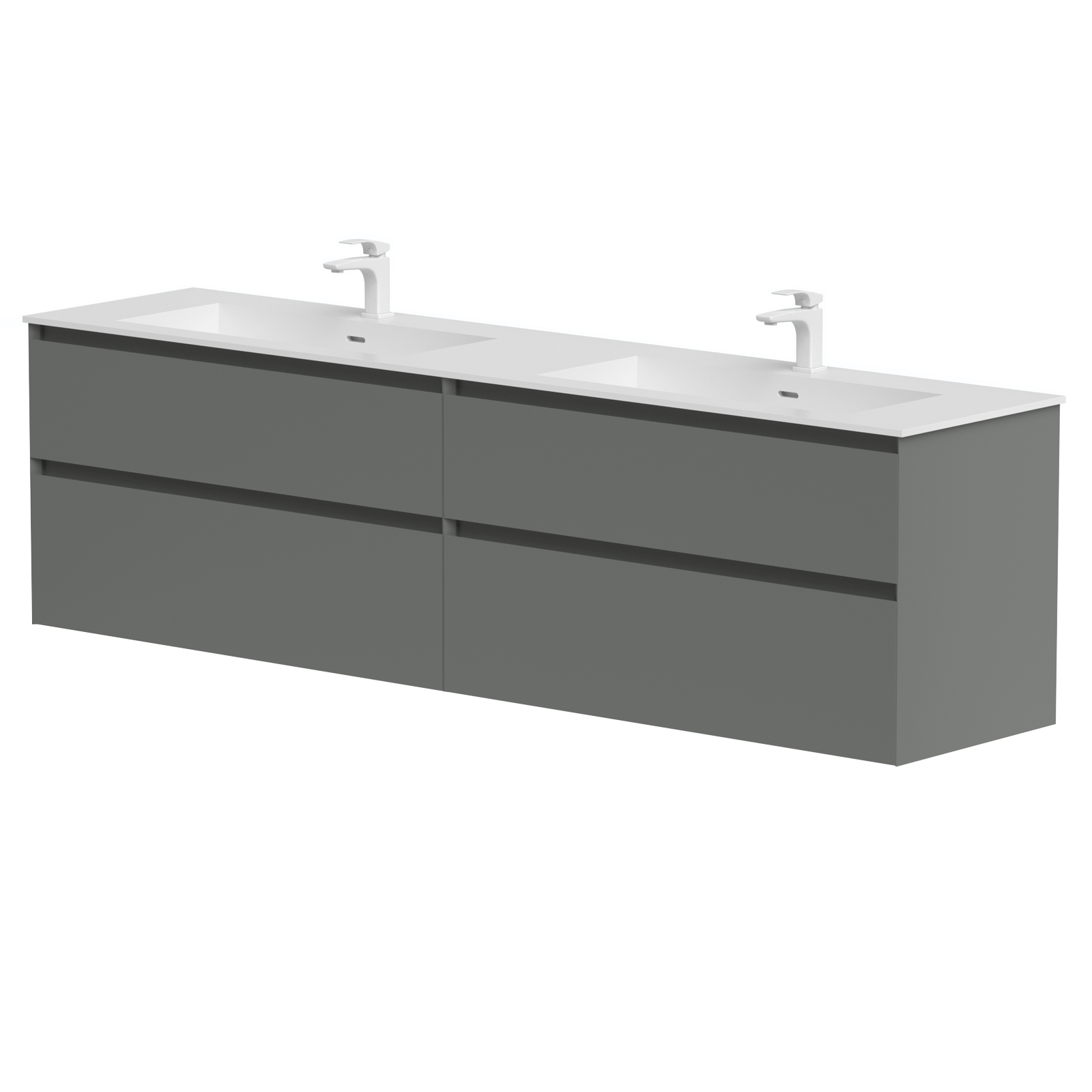KAMĖ LOFT Waschtischunterschrank mit CORIAN – Variante 6