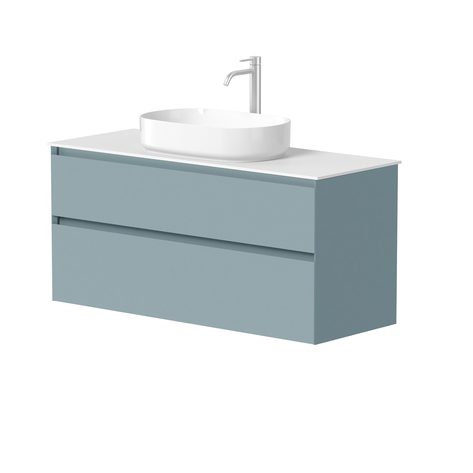 KAMĖ LOFT Waschtischunterschrank für Aufsatzwaschbecken mit CORIAN – Variante 6