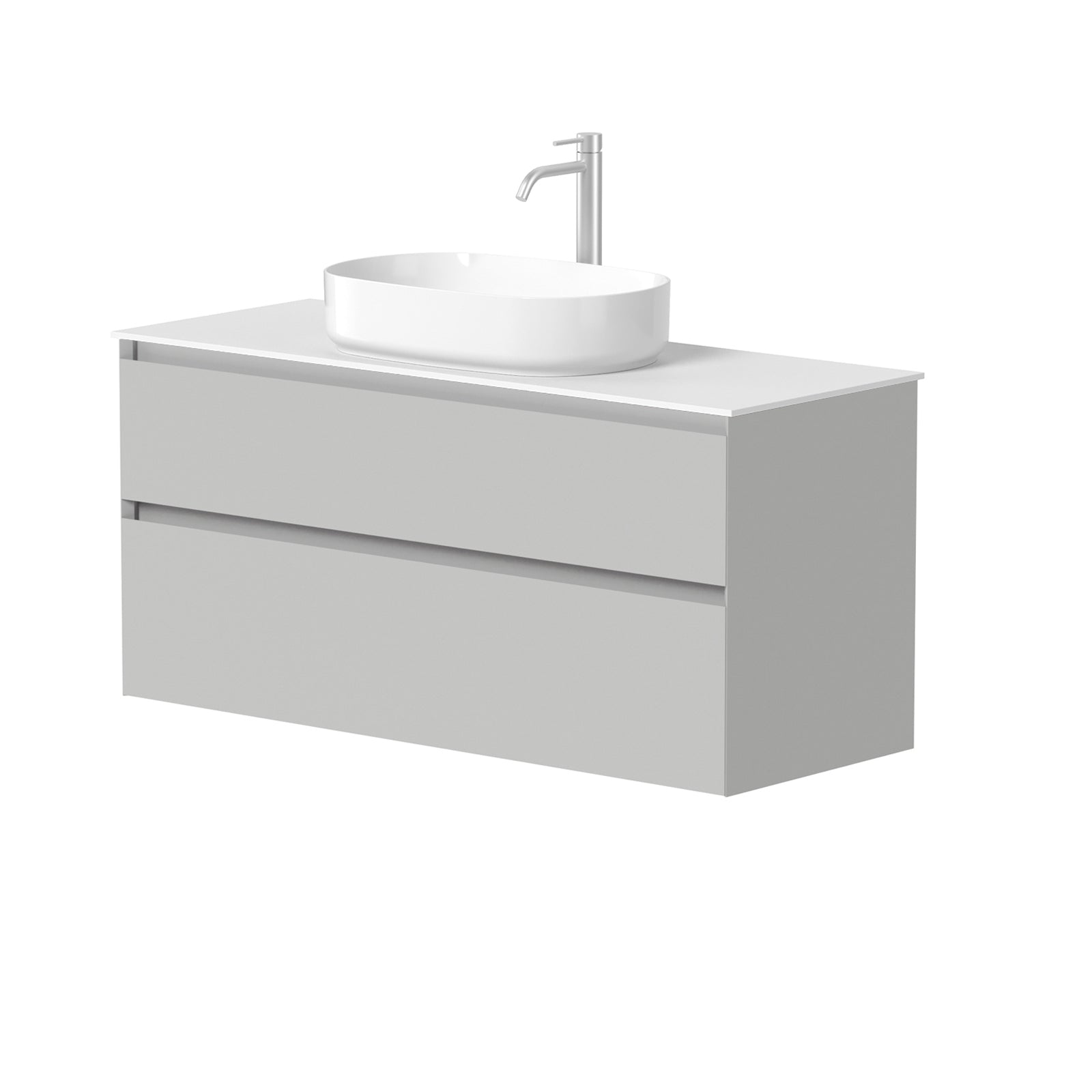 KAMĖ LOFT Waschtischunterschrank für Aufsatzwaschbecken mit CORIAN – Variante 7
