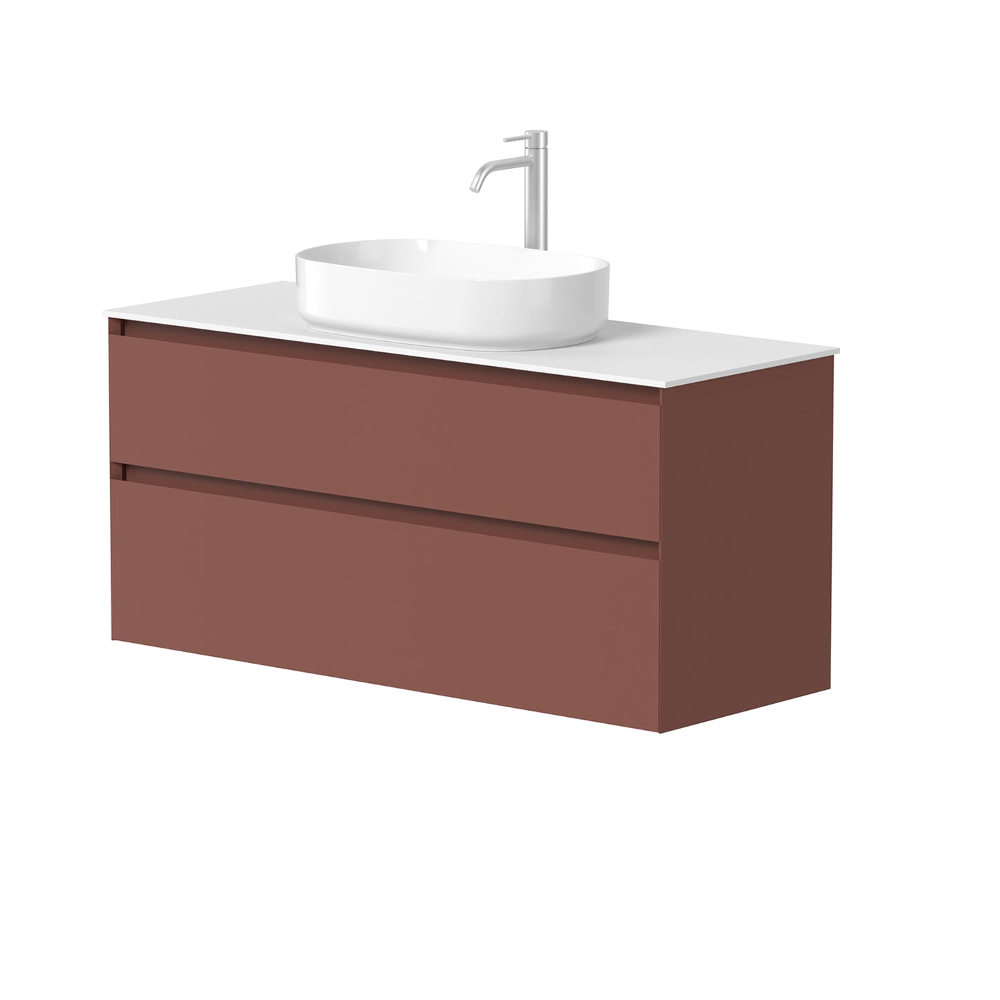KAMĖ LOFT Waschtischunterschrank für Aufsatzwaschbecken mit CORIAN – Variante 8