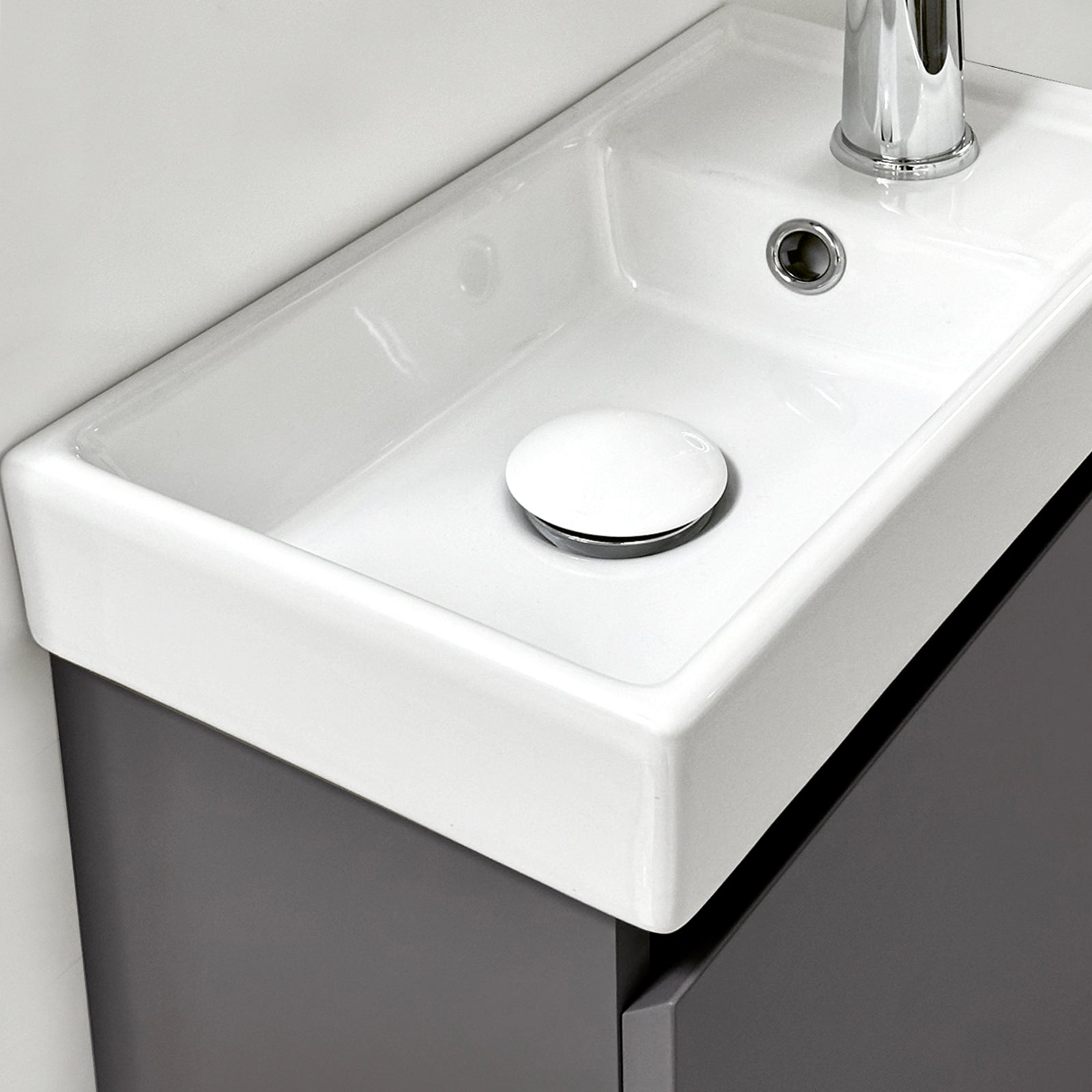 KAMĖ MINI Waschtischunterschrank – Graphit, Ambiente
