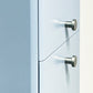 KAMĖ SOFT Hochschrank – Edelstahl-Knopfgriffe
