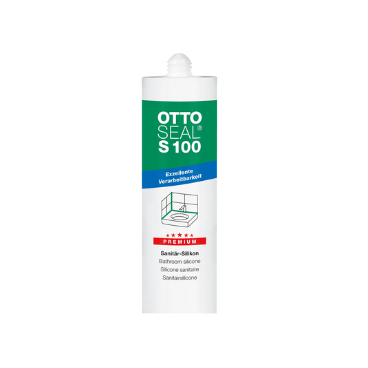 Ottoseal S 100 Premium Sanitär Silikon - 300 ml Kartusche